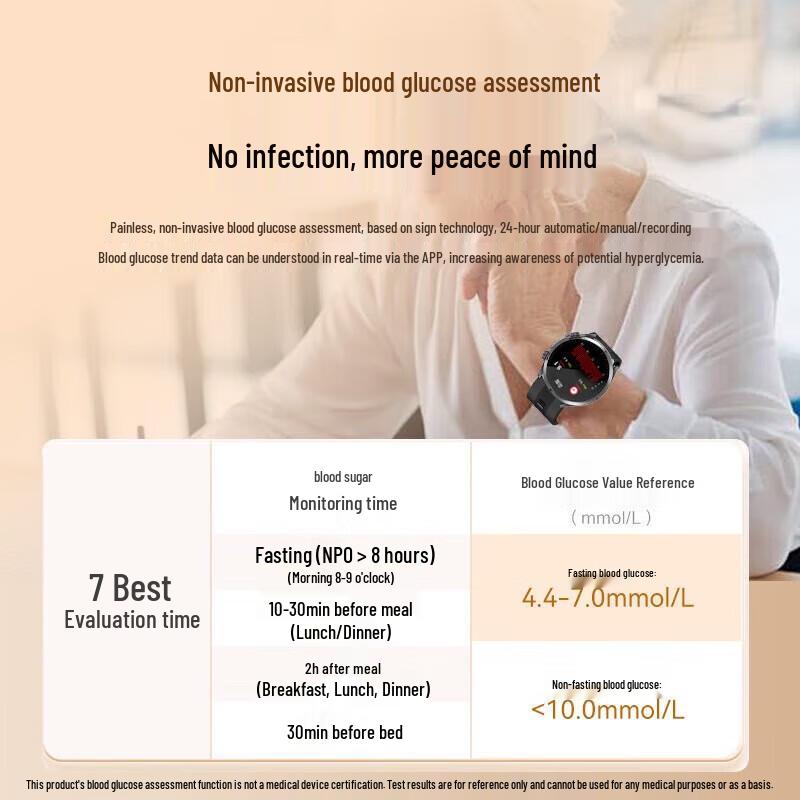 Medical Grade Smart Watch with Air Pump Blood Pressure & ECG (CN version)