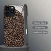 Cool Personality Leopard Print Black Phone Case iPhone16promax Does Not Yellow 17PM iPhone Case