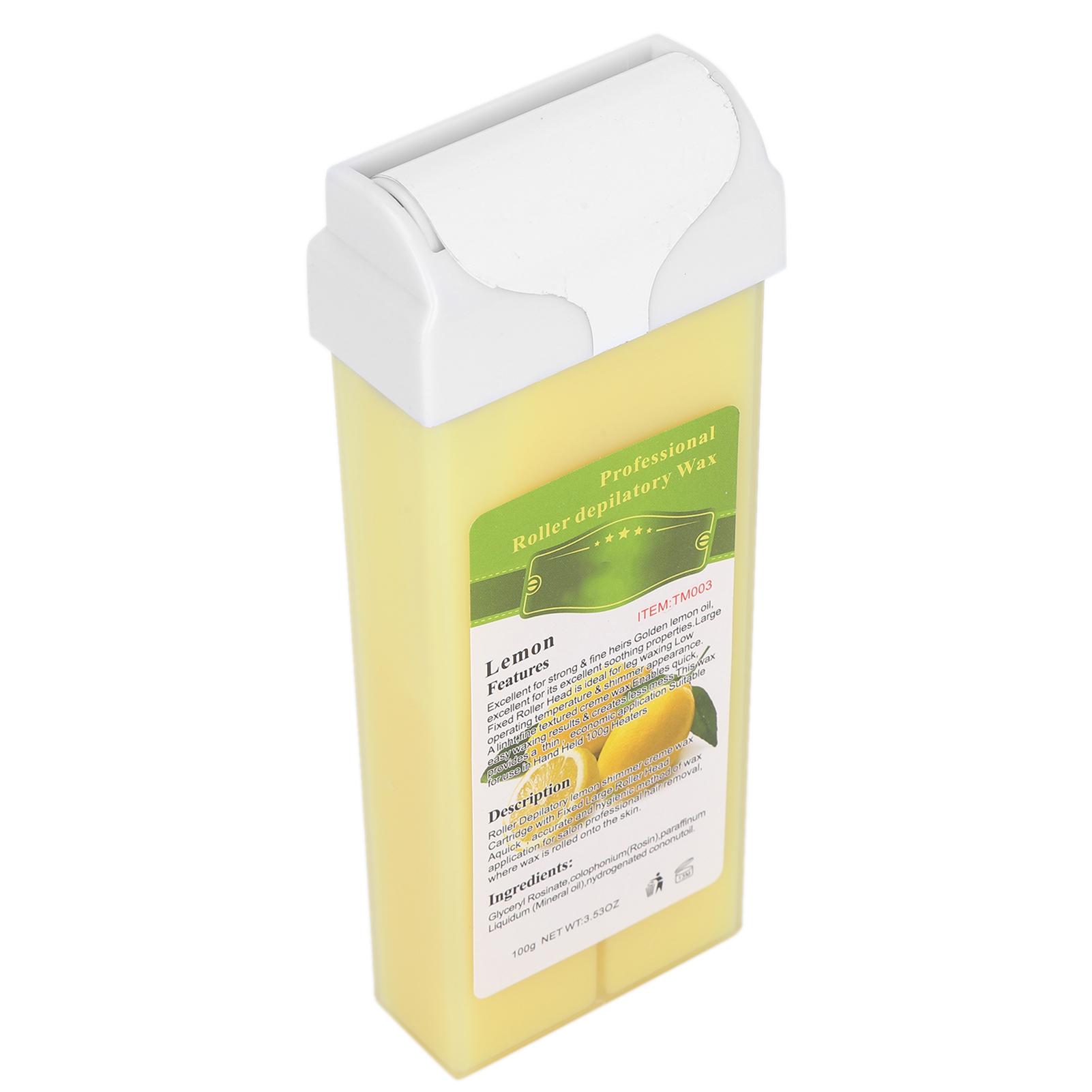 

100 г профессиональный роликовый воск для депиляции, домашнее удаление волос, восковой валик для удаления волос на теле большой площади Lemon