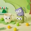 Cute Cartoon Toothbrush Holder, Multi-Functional Oral Care Cup, Suitable For Student Dormitories And Home Oral Care Sets