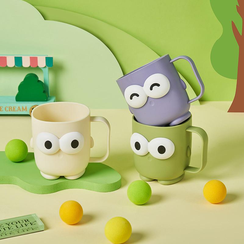 Cute Cartoon Toothbrush Holder, Multi-Functional Oral Care Cup, Suitable For Student Dormitories And Home Oral Care Sets