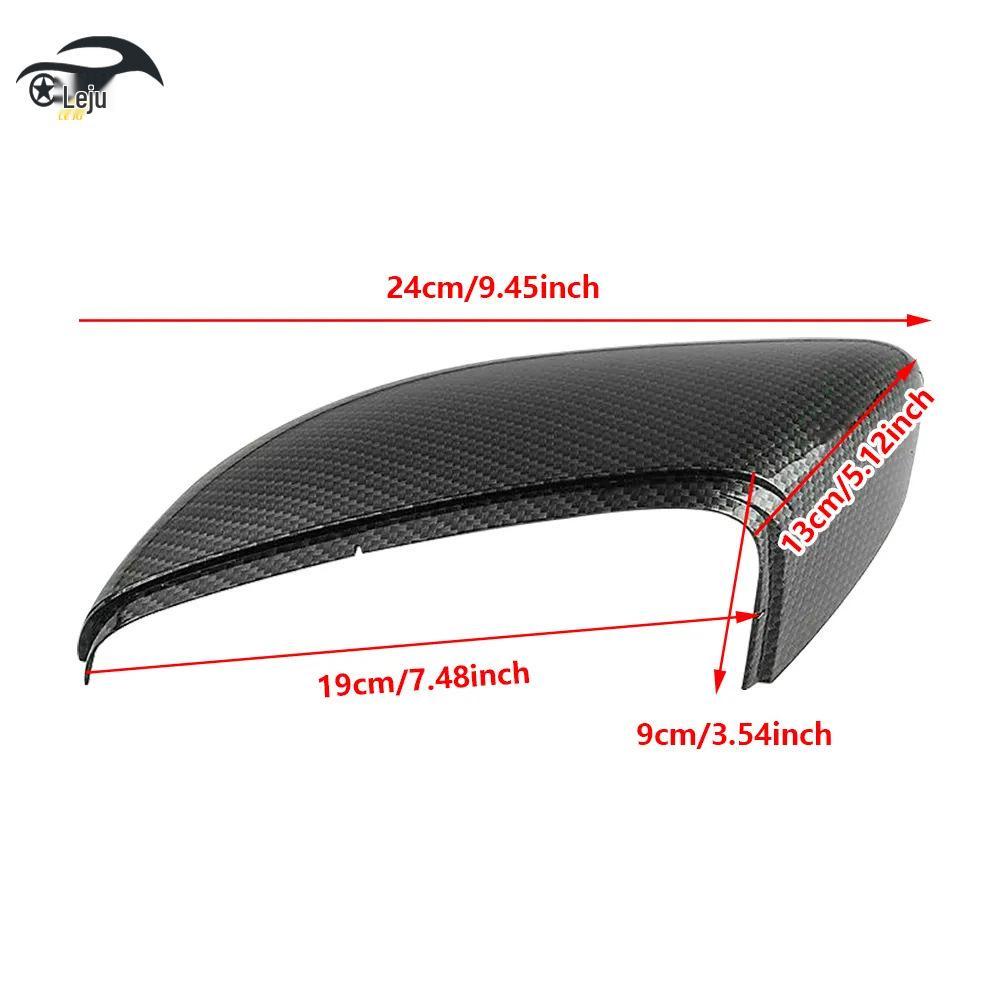 Copertura Nera Lucida per Clacson per Modifica Alloggiamento Specchietto Retrovisore VW Golf 6 2009-2012