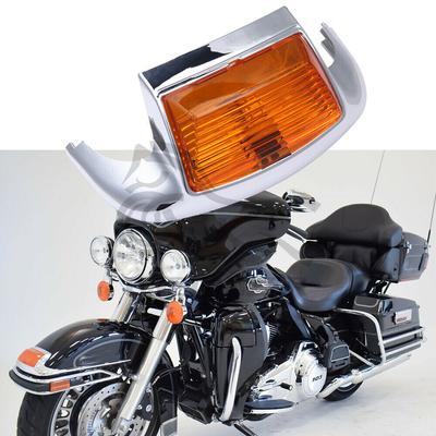 Motorcycle Front Rear Fender Tip LED Light For Harley Electra Glide Ultra Classic FLHTC FLHR Driving Brake Light