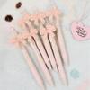 10pcs Set Bow Knot Design Gel Pen 0.5mm Sign Pen Cute Ballpoint Pen  Student Stationery
