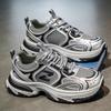 Casual Sports Shoes - Loose Sports Style Lace Up Low Top Shoes, for Outdoor Activities, Hiking, Skateboarding,Plus Size Fashionable Sports Shoes