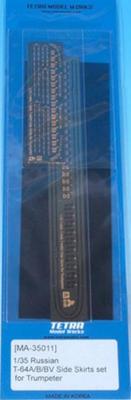 Tetra Model Seria MA Zestaw Bocznych Ekranów do Czołgu Rosyjskiego Części Modelu Plastikowego MA3511 1/35 T-64A/B/BV (dla TR)