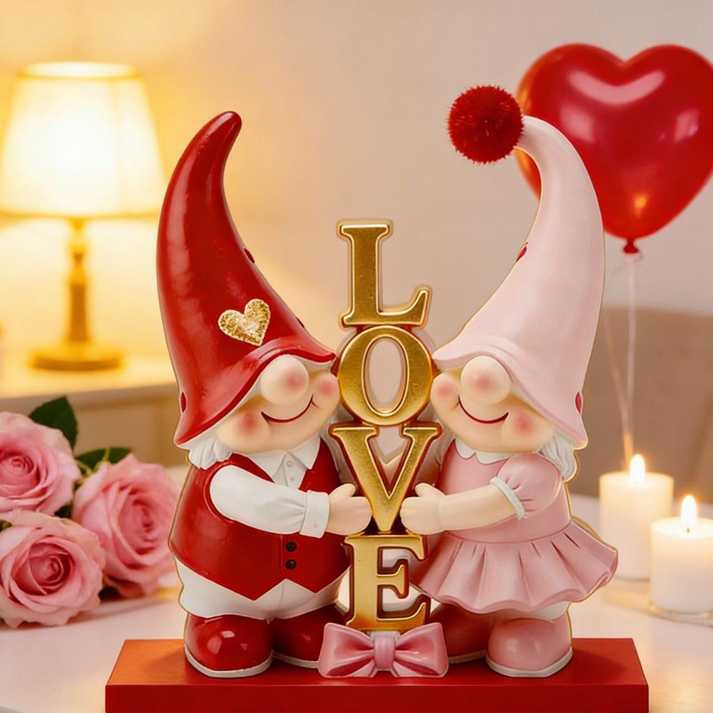 5D Valentine's Day Elf Ornament Cute Valentine's Day Decoration Dwarf Elf Ornament  Lovers