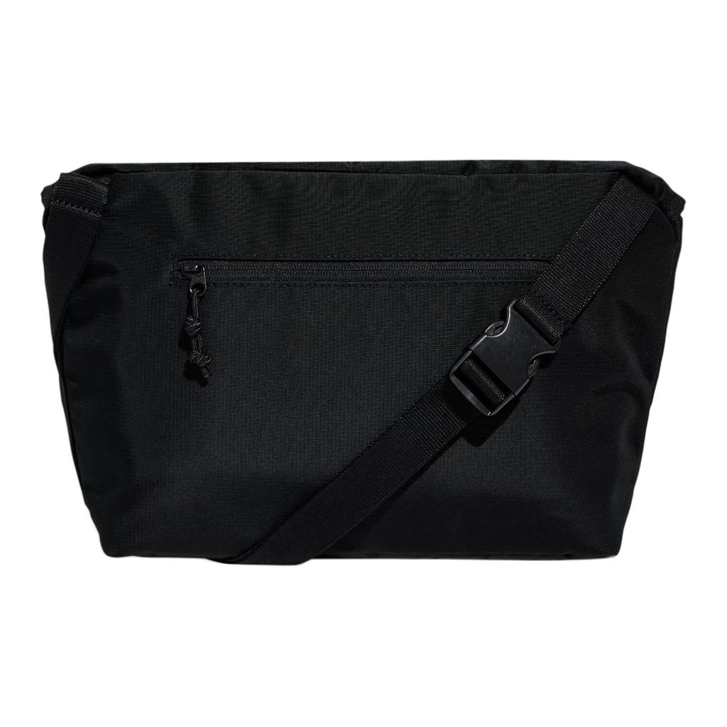 adidas Plaid Fabric Crossbody Bags Men's Black KR2588