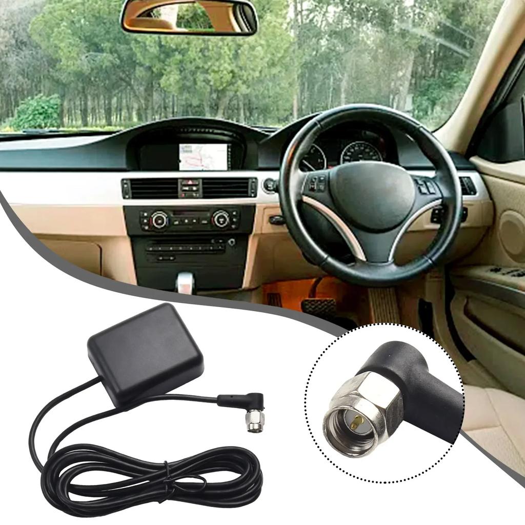 1pcs GPS Antenna SMA Male Plug Active Aerial Extension Cable For Navigation Head Unit Vehicle GPS Antenna Car Accessories