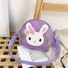 Mouse And Rabbit Shoulder Bag Adjustable Shoulder Strap Childrens Zipper Design