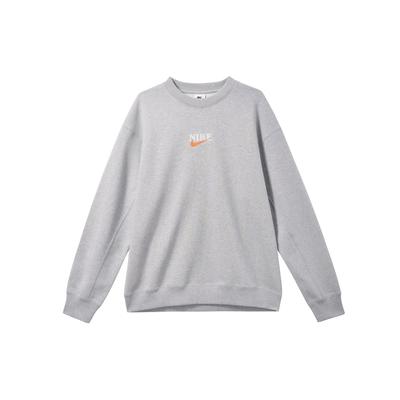 Felpa con scollo a girocollo sportiva casual da uomo Grigio HF1111-063