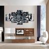 Framework Wall Art Painting HD Printed Poster Home Decoration 5 Panel Animal Tiger Living Room Cuadros Modular Canvas Pictures