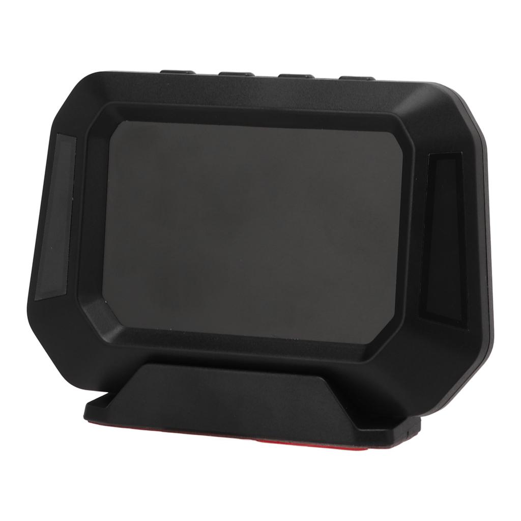 Jauge Intelligente de Voiture 3 pouces Compteur de Vitesse Numérique Affichage HUD de Voiture Mode OBD2+GPS avec Inclinomètre Boussole Vitesse Compte-tours Avertissement Vitesse