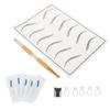 Eyebrow Tattoo Kits Manual Pen Practice Skin Pigment Needle Blades Ring Cup Tattoo Set 4#