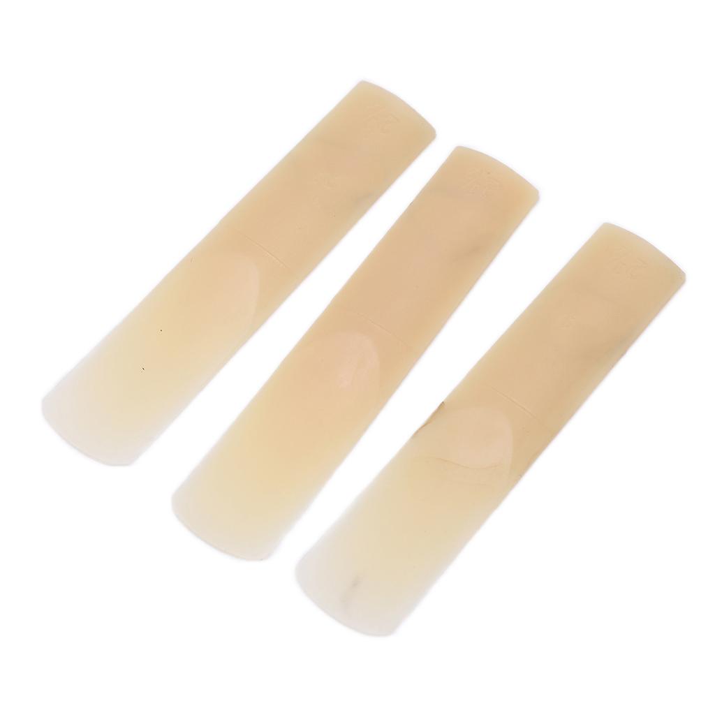 3 Pcs Alto Saxophone Reed Portable Wear Resistant Durable Advanced Craft Resin Alto Saxophone Reed