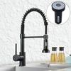 Sink Faucet Tap ABS Black For Kitchen Plastic Nozzle