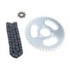 T8F Front Rear Sprocket Chain Kit with 50 Links T8F Chain 3 Hole 44T Rear Sprocket 9T Front Sprocket for Modified Karts