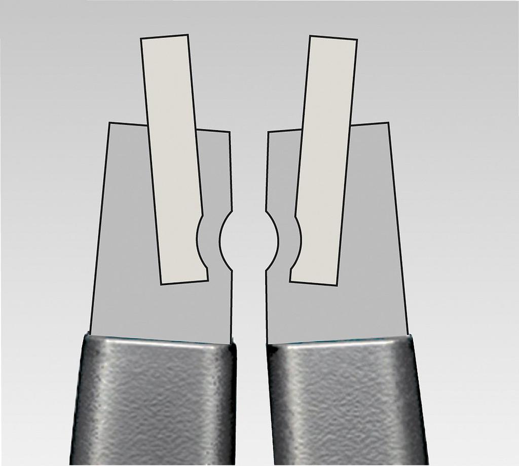 KNIPEX Precision Snap Ring Pliers for Straight 4911-A3-TJ Shafts, 4911-A3-TJ