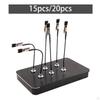 Model Painting Stand Base Holder with Bendable Clip for Spraying Practical Models Hobby Accessory