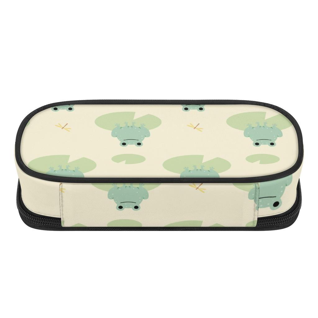 Pencil Case Large Capacity 300D Polyester Easy Open Zipper with Pen Slots Mesh Pocket and Spacious Main Compartment for Boys Girls