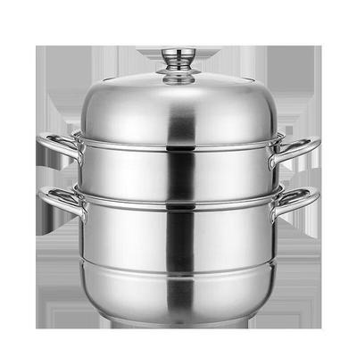 Adneny 30cm 3-Layer Stainless Steel Steamer Pot