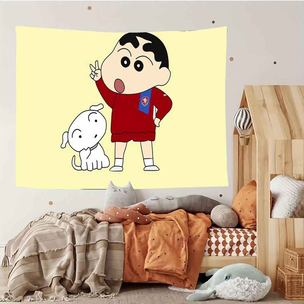 CCrayon SShinchan Tapestry Customizable Tapestries Of Various Styleswall Hangings Celebrity Photo Printingwall Hangings
