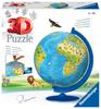 Ravensburger Animal Globe 3D Puzzle, 180 Pieces, Finished Size: 20cm Diameter, 12338 4, Ages 6+ [Puzzle, 3D Puzzle, Gift (Birthday/Christmas)]