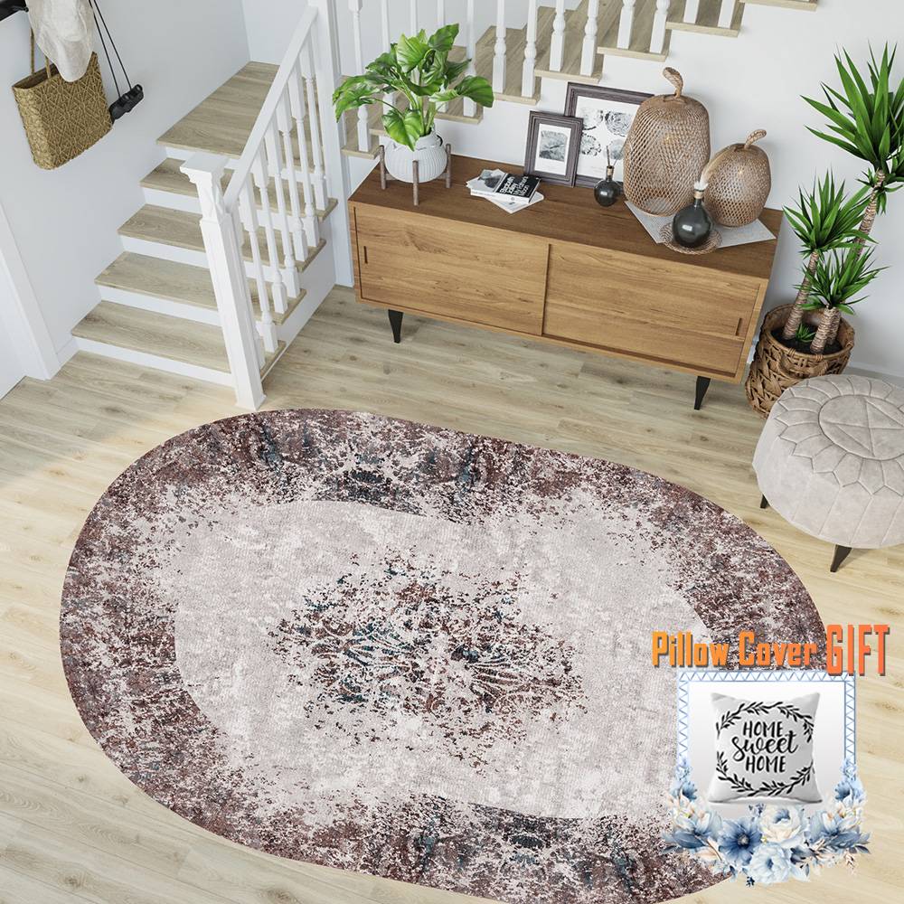 

Mosimoso Home RC1804 Ковер с кожаной подошвой и цифровой печатью