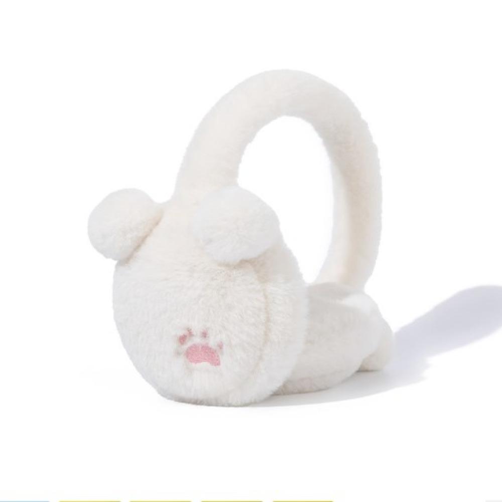 Cute Plush New Cycling Earbuds Warm Wind and Cold Prevention Winter Cute Warm Earmuffs Soft Cold Resistant Earbuds