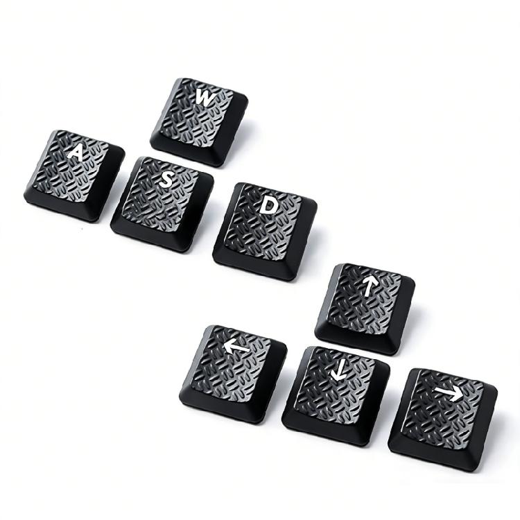 Textura Antideslizante Tapa de Tecla 4 Piezas Fibra de Carbono para G915/G813/G815/G913 TKL Keycaps de Perfil Bajo para Gamer