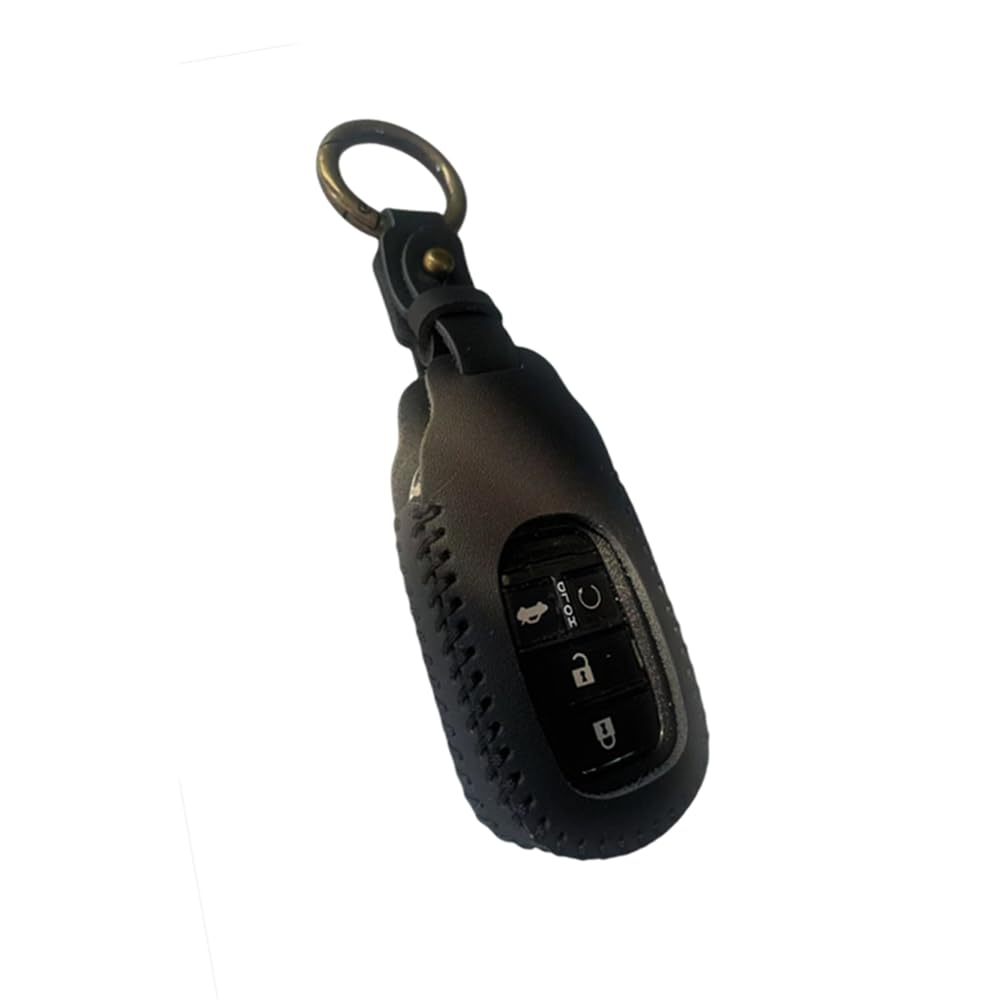 

Nacalikeey Key Case Compatible with Honda Leather Key Cover Key Holder Custom Key Case for Honda Civic N-BOX JF5/JF6 - - Stepwgn, ZR-V, Vezel, etc. чёрный