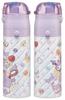 Skater Water 470ml or 430ml Sanrio Fancy Snacks Stainless Sports Children's Bottle, 2-Way, (Direct Drinking) (Cup Drinking), Kuromi, & Sweets, Girls'