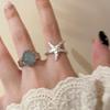 Women's Starfish Open Index Finger Ring: Light Luxury, Non-Fading, Versatile, High-End Summer Style
