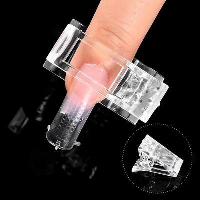 Mtssii Nagų galiukų spaustukas pirštui pratęsimo geliui Greitam statymui UV LED Plastikinės formelės įrankiai