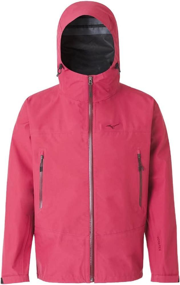 Mizuno GORE-TEX Ground Jacket Waterproof Rainwear B2JE2A1065 Plum Red Size S
