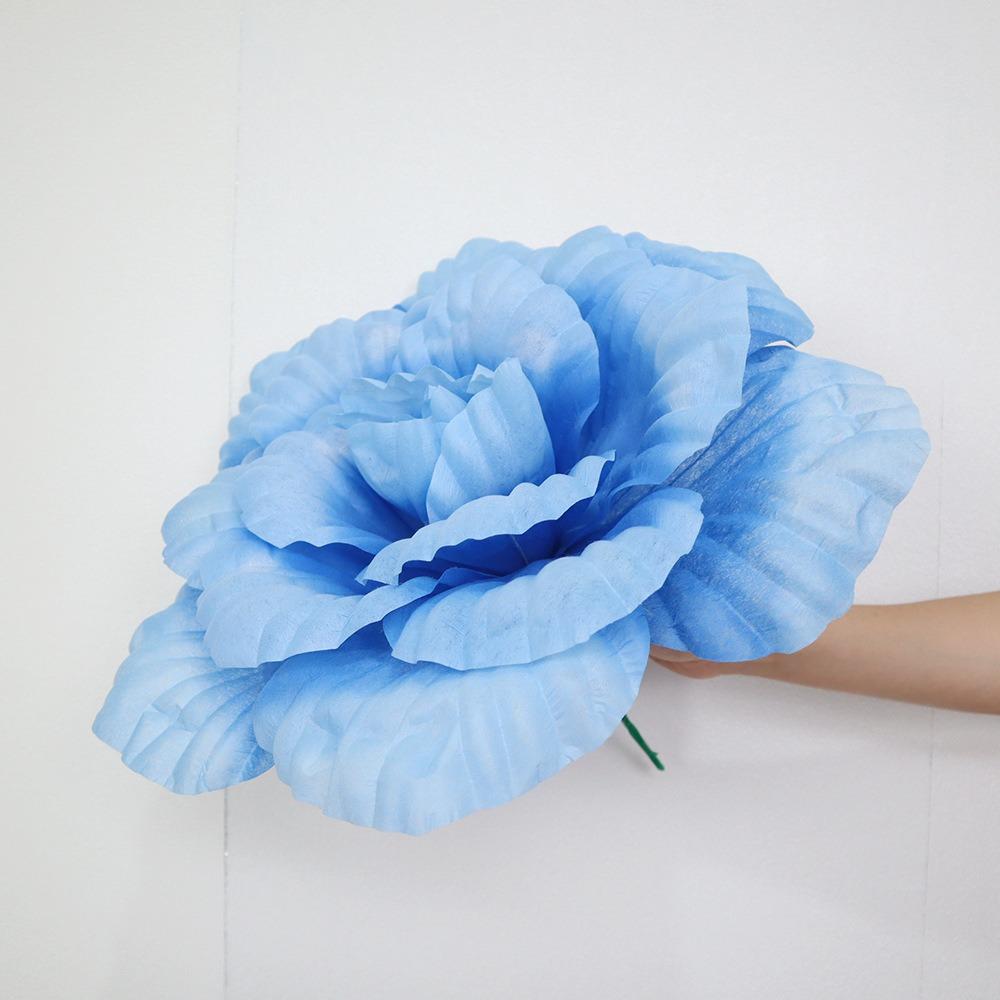 

Новый 50 см Искусственный цветок Искусственный шелк Большой цветок розы Гигантские искусственные цветы Витрина