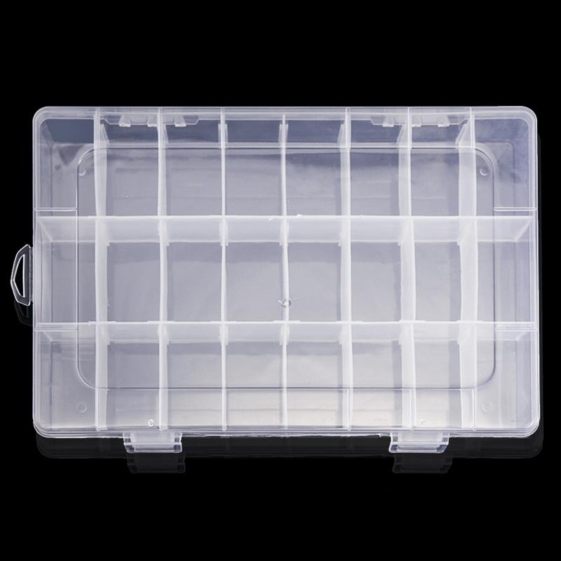 Jewelry Container Box Rectangular/Round Organizer for Case with Lid for Jewelry Earring Nail Art Charms Multipurpose Hol