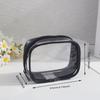 Nouveau Sac de Rangement Transparent à Fermeture Éclair Anti-poussière Mini Portable Multifonctionnel Sac d'Extérieur Étui de Protection Imperméable Écouteurs Chargeurs