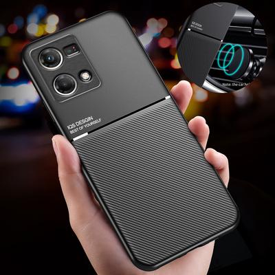 For Oppo Reno7 Phone Case Magnetic Shockproof 360 Full Protector Back Cover for Oppo Reno 7 4G Case Skin Touch Coque