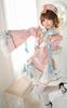 Jiangshi Ghost China Cosplay Costume Halloween Cosplay Costume Costume Marie Moon 6 Piece Set [Malymoon] [9642] (Pink)
