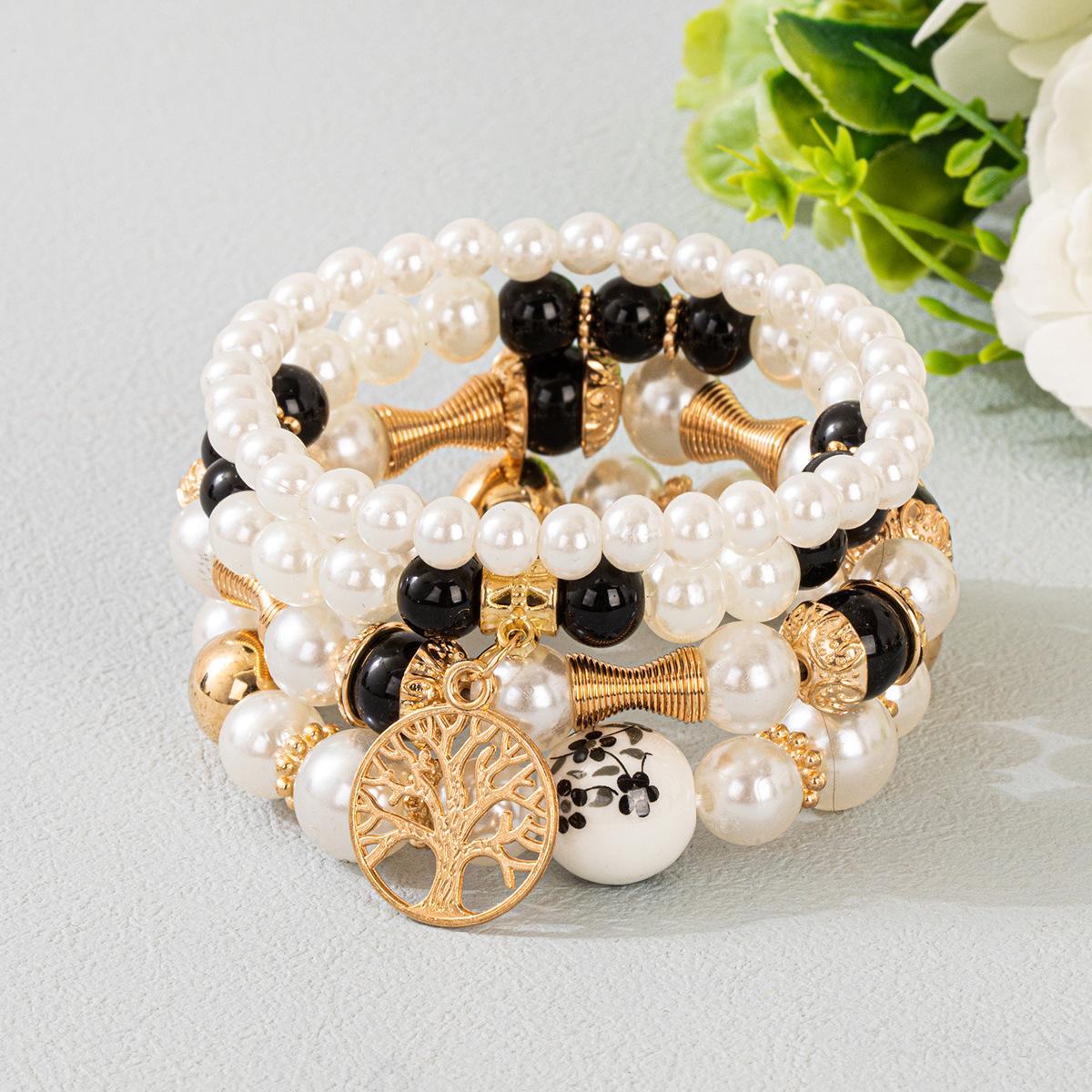 JYL TS Bracelet Heart Anchor  Invokes Love & Stability Black темный византии