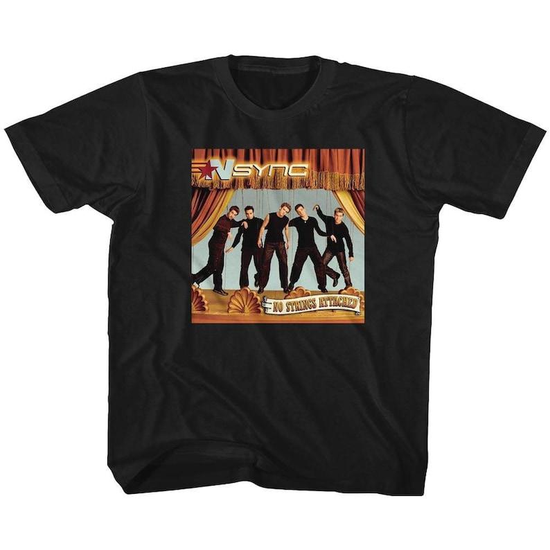 NSYNC No Strings Attached Black Youth T-Shirt 110