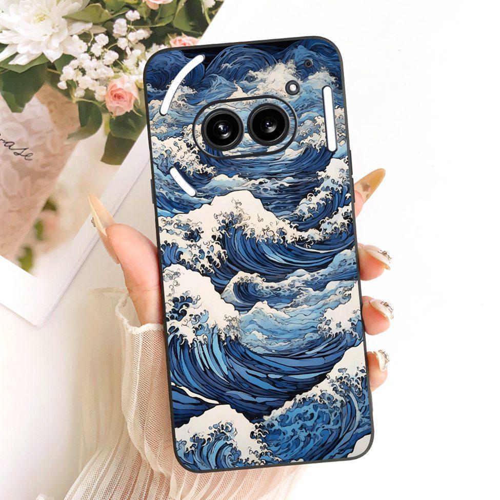 Cover For Nothing Phone 2a Case A142 Silicone Cute Cat Fashion Butterfly Funny Painted Casing For Nothing Phone (2a)