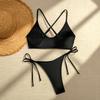 Costume da bagno bikini a due pezzi sportivo da donna