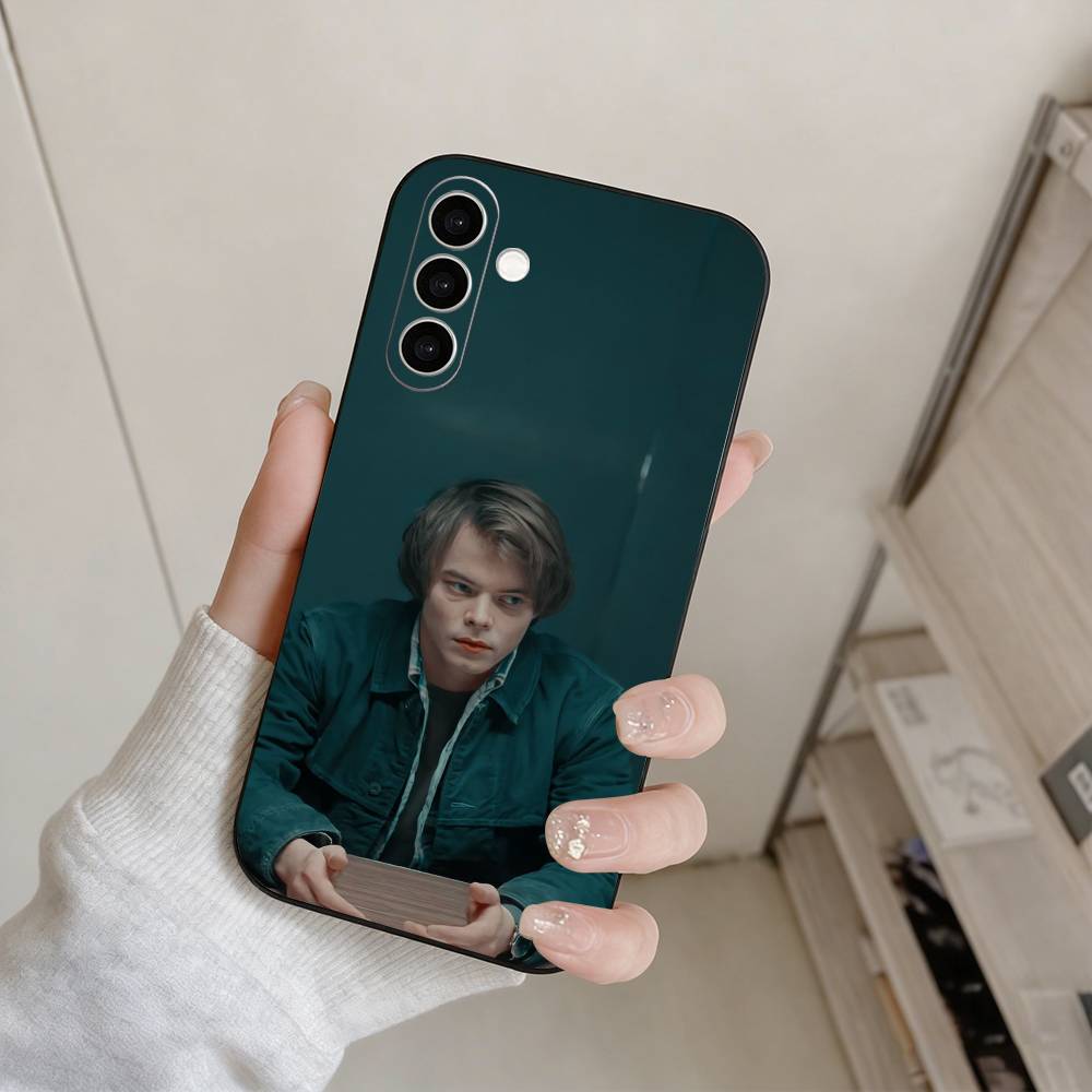British Actor Charlie Heaton Phone Case For Samsung Galaxy A73,A72,A71,A70,A53,A52,A51,Others Soft Black Cover