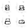 4 Styles Funny Mosaic Panda Design Enamel Brooches For Women Girls Backpack Dress Bag Pins Accessories