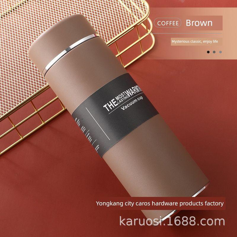 Men's Large-Capacity Thermos Cup Stainless Steel Portable Business Straight Cup Gift Student Tea Cup Large Size