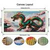 Large Size Diamond Painting China Dragon Diy Full Square Round Drill Rhinestone Embroidery Animals Mosaic Cross Stitch Kits Wall Decor