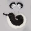12 Styles 2Pcs/Set Furry Anime Dog Ear Headband Tail Cartoon Comic-Con Cosplay Costume Accessories Plush Animal Ears Tail