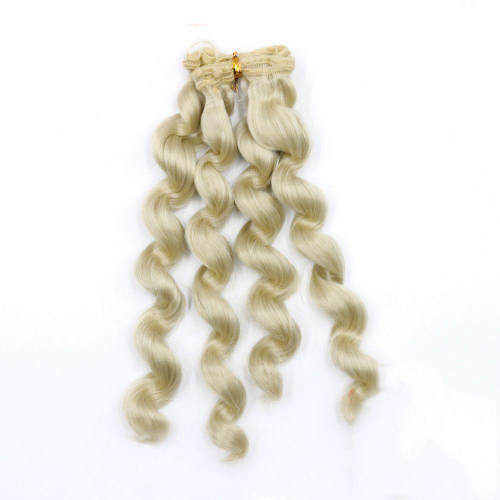 Curly Doll Hair Doll Hair Wig Doll Hair BJD Curly Doll Hair for 1/3 1/4 1/6 1/12 Curly doll